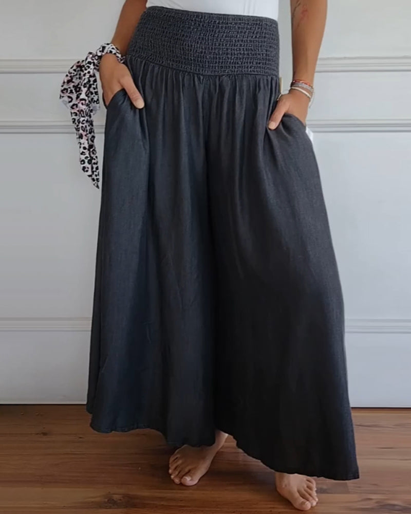 Reina - Comfy Wide-Leg Trousers