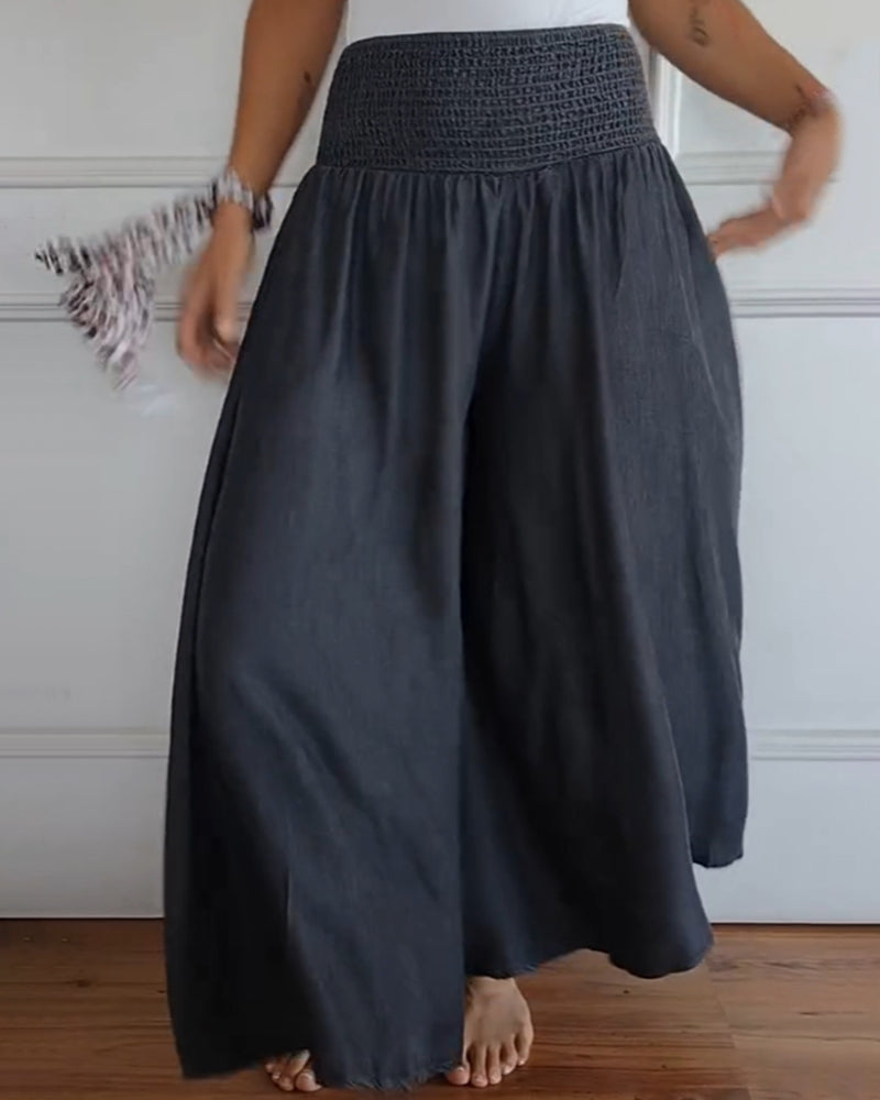 Reina - Comfy Wide-Leg Trousers