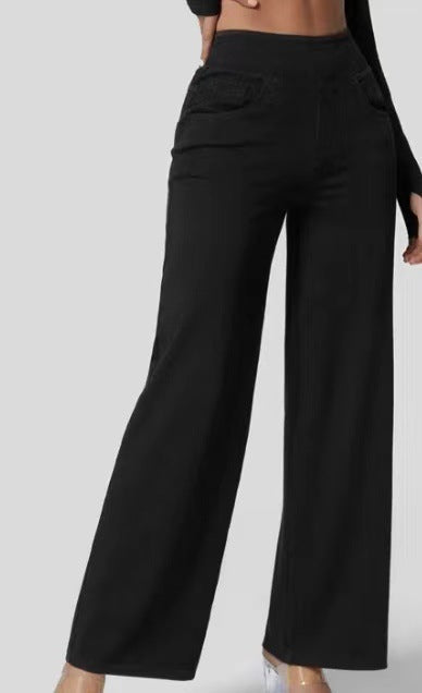Solène - Relaxed Fit Wide-Leg Jeans