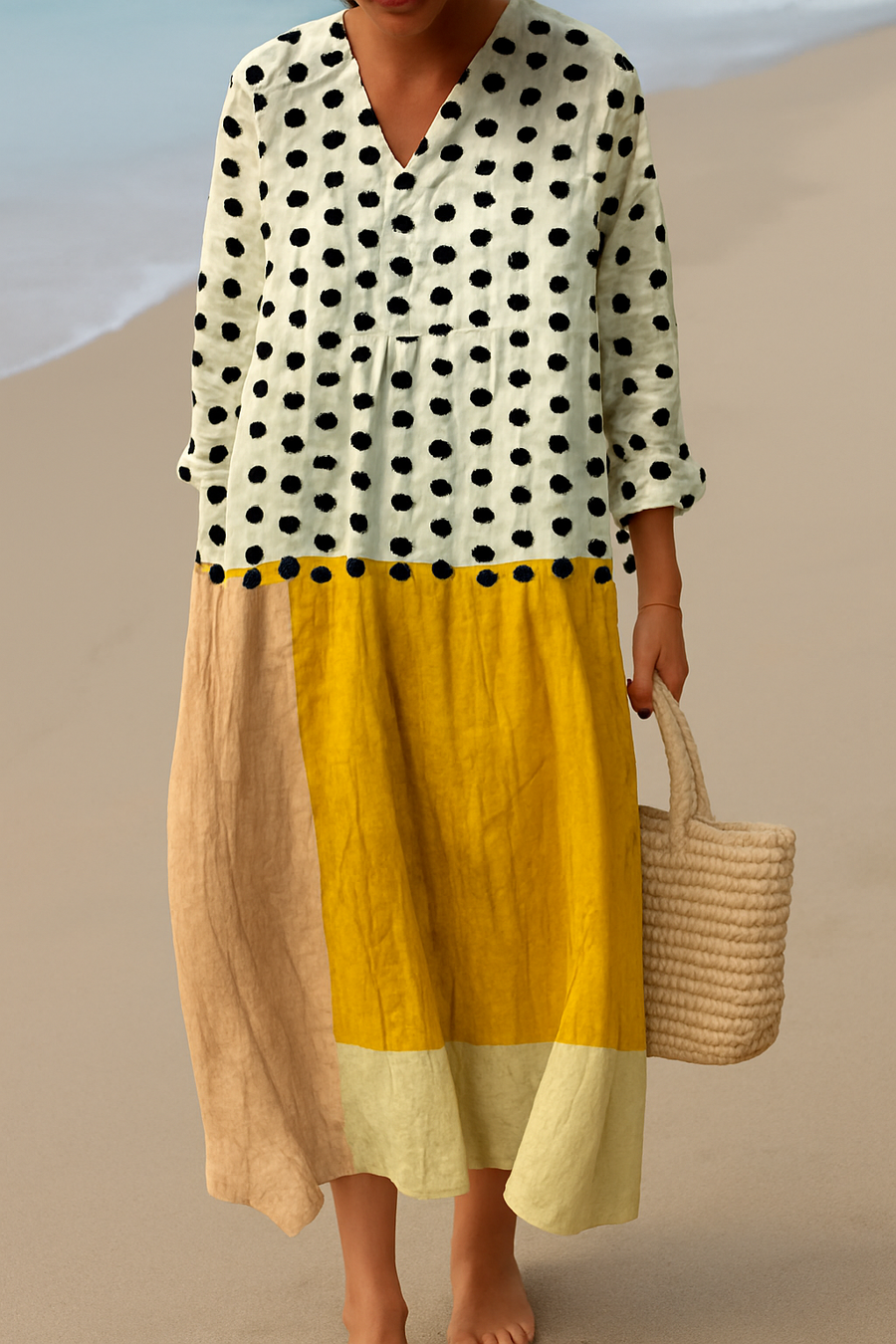 Polka Sunscape Dress