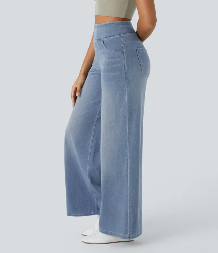 Solène - Relaxed Fit Wide-Leg Jeans
